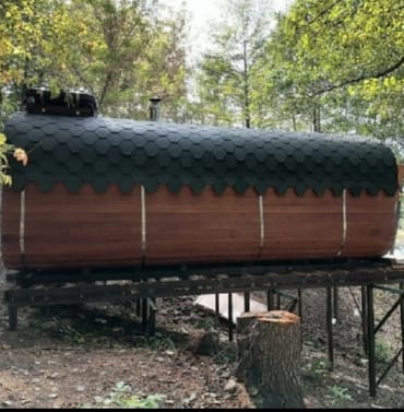 Монтаж бани-бочки №321 от 27.05.2020 в Королев